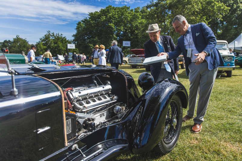 Greenwich Concours officials